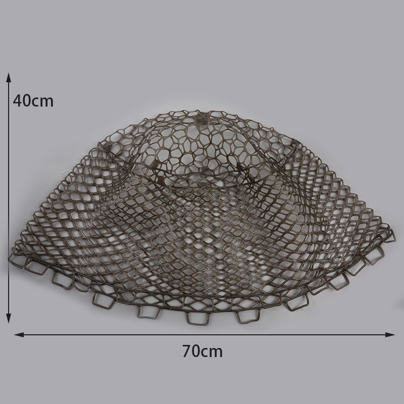 Fly Fishing Net Transparent Rubber Replacement Bag Does Not Hurt Fish And Net