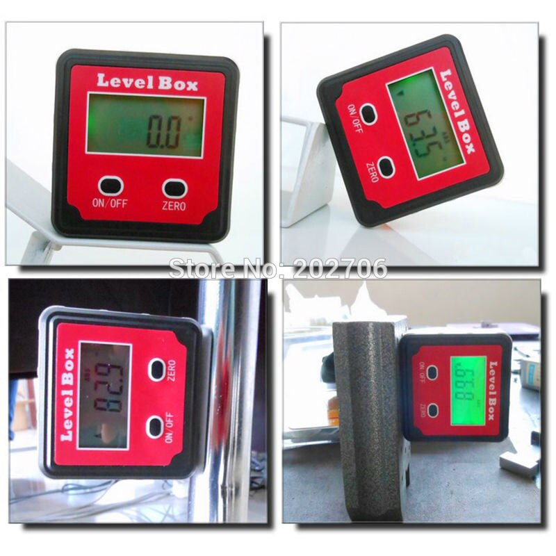 Precision digital protractor inclinometer Level bo... – Vicedeal