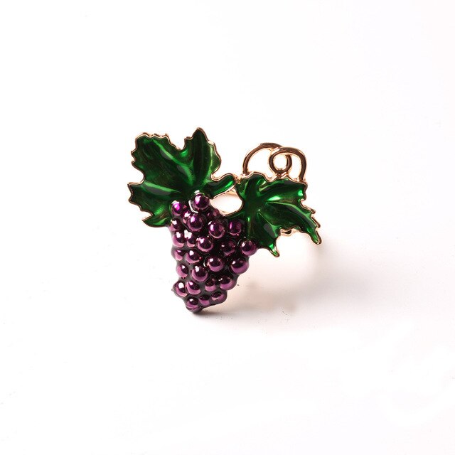 Lemon Grape Pumpkin Green Leaf Fruit Napkin Buckle Napkin Ring Wedding Napkin Buckle Dinner Party Wedding Hotel Home Decor: Grape