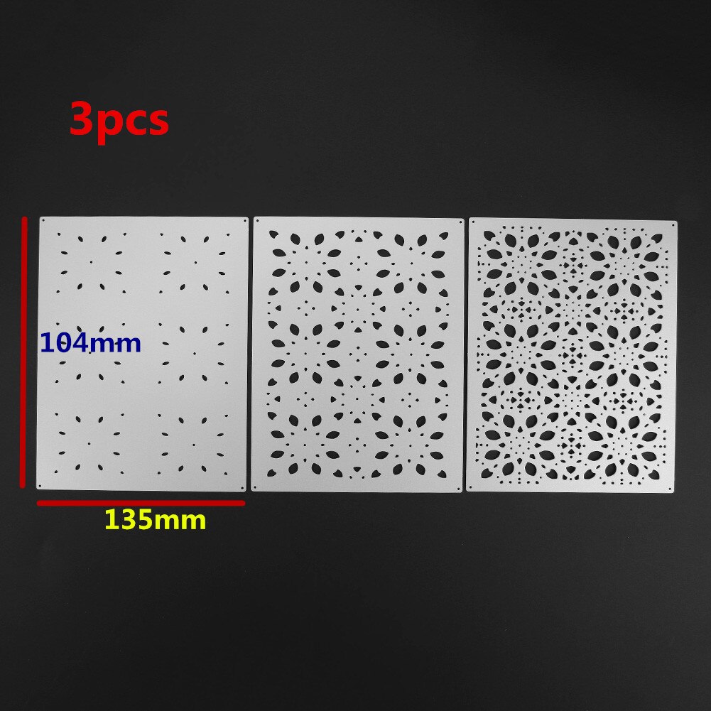 DIY Dies Embossing Machine Card Cutter Embossing Scrapbooking Machine Cutting DIY Tools Plastic Changing Machine Craft Tools: 3pcs Cutting Dies