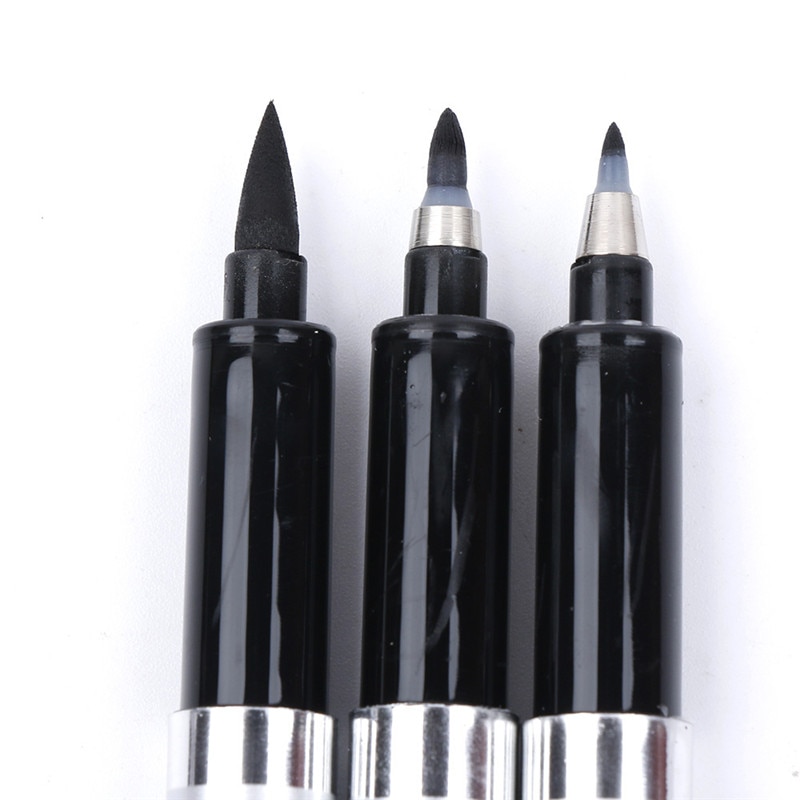 Calligraphy Brush Pen Soft Brush Felt Tips Pens Signature Drawing Sketch Liner School Student Writing Art Markers Supplies