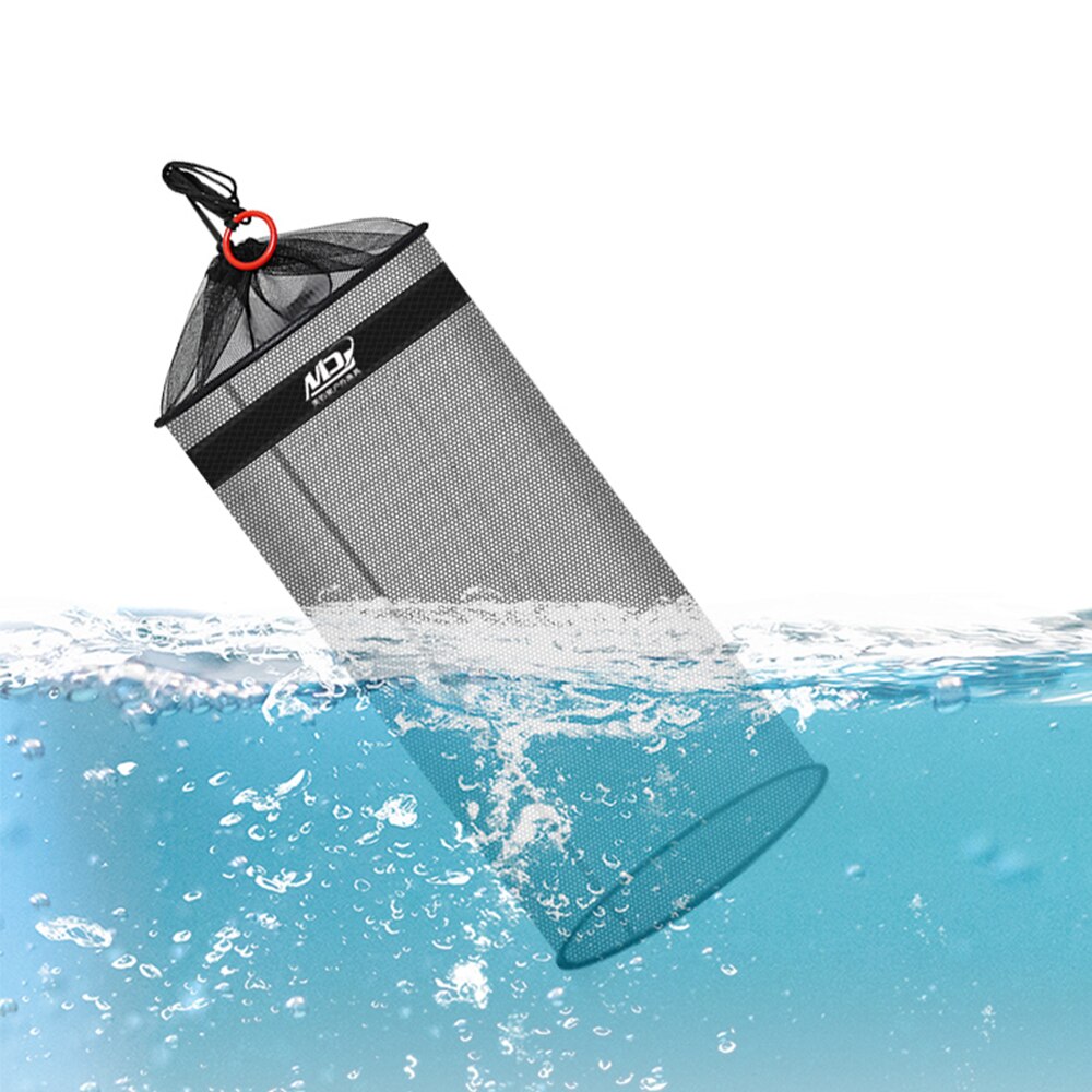 Draagbare Visnet Met Kleine Netje Sneldrogende Vissen Trap Netten Opvouwbare Rivierkreeft Karpervissen Accessoires Tool X467G