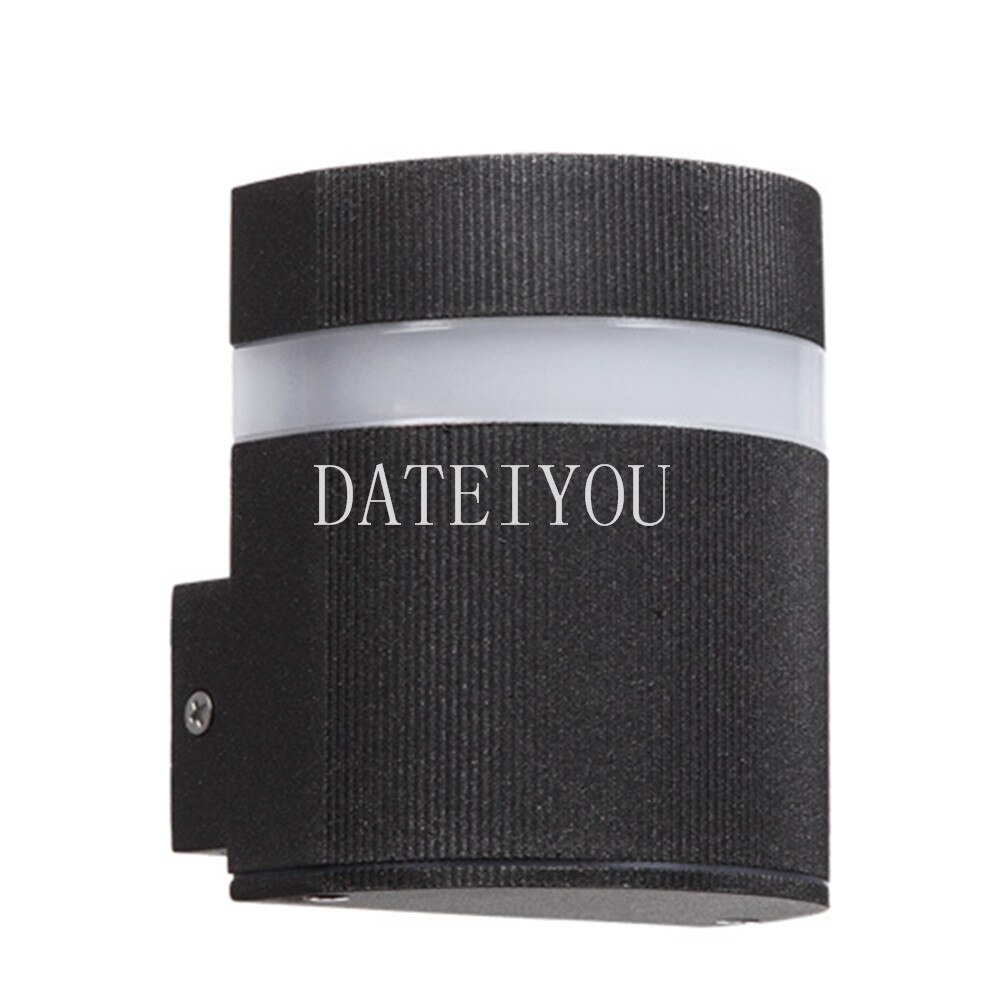 Dubbele Kop Wandlamp Outdoor Waterdichte Binnenplaats Wandlamp Villa Gang Trap Balkon Exterieur Wandlamp: one way light / cold white