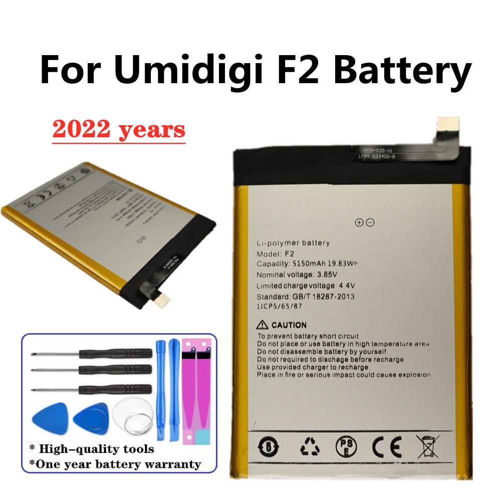 UMIDIGI Original Battery For UMI Umidigi F1 Play F2 A9 A7 A5 A3 A1 Pro Z2 Z Touch One Max One Pro Power 3 S2 Pro Lite S3 Pro: Umidigi F2