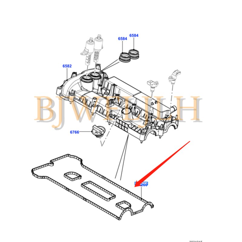 Pro Land Rover Ventil Startseite Dichtung RR EVOQUE LR2 Entdeckung Sport 2.0L LR025664 OEM