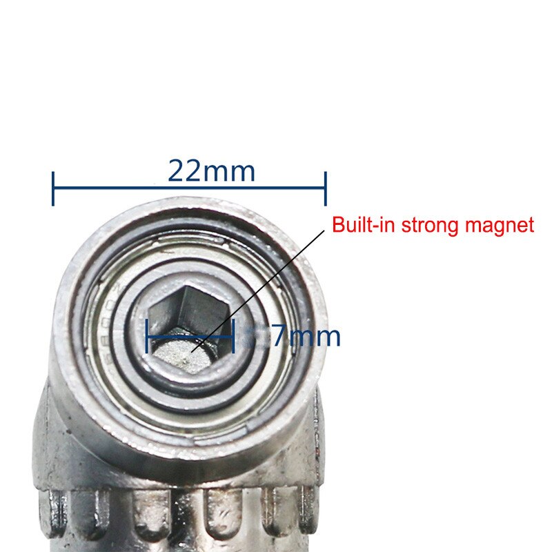 Schroevendraaier Batch Hoofd Hoek Socket Houder Adapter Hex Bit 105 Graden Hoek Boor Hoek Adapter Losschroeven Dode Hoek Schroeven Tool
