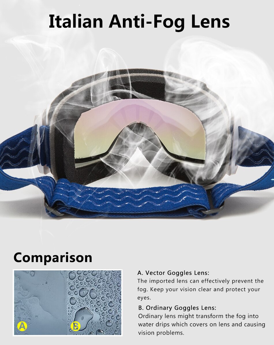 OTG Ski Brille Schnee Brille Winter Sport Snowboard Männer Frauen Sphärische Skibrille Ski Brillen Anti-Nebel-Sonnenbrille Ich bin Freien