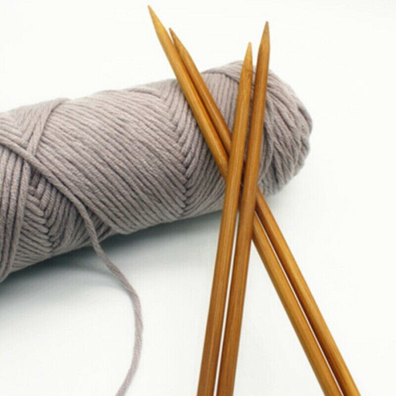 3mm 3.25mm 3.5mm 4mm 4.5mm 5mm --12PCS Bamboo knitting stick Knitting Needles Pointed Carbonized Wooden Single 25cm