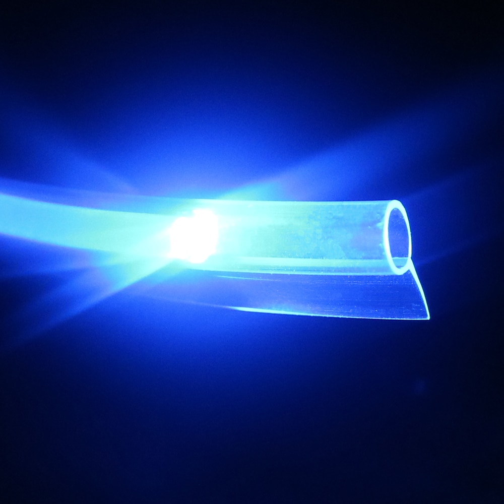 2.5mm/3mm/3.5 mm 4mm/5mm/6mm/7mm fiberoptisk rør med skjørt og fiberoptisk kabel til romtrinn bilinnredning