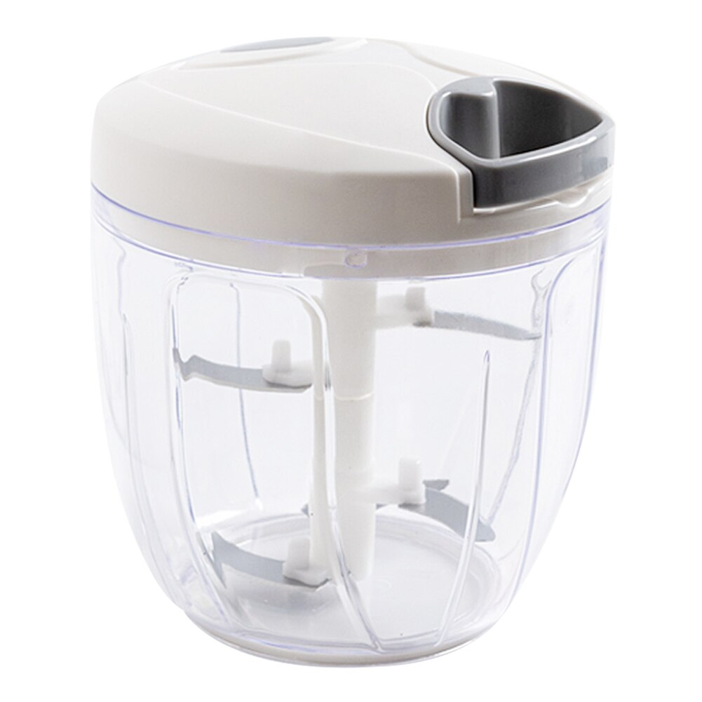Máquina procesadora de alimentos multifuncional, peladora de pepinos, cortadora de cuchillos, trituradora de frutas y verduras, trituradora de carne.: S / Gris