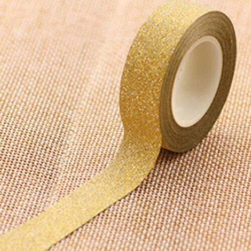 5pcs /set Adhesive Masking Scrapbooking Sticker Washi Tape Solid Rainbow colors: 10