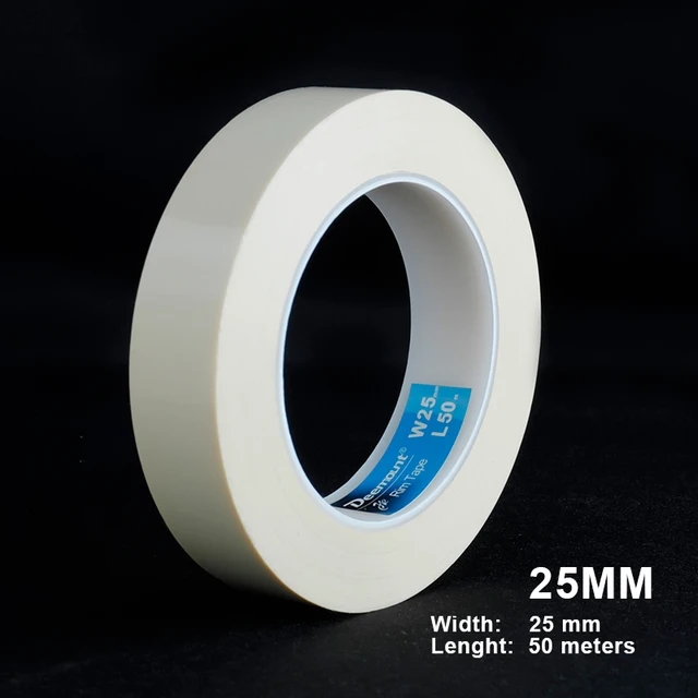 Deemount Bicycle Tubeless Rim Tape MTB Road Bike Rim Tensilized Straps 0.012mm Thickness Length 50 m Multi Width Options: Clear