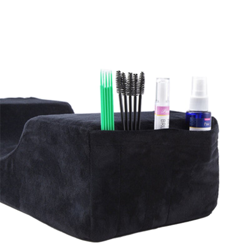 Lash Pillow Eyelash Pillow Neck Support Soft Graft Eyelashes Memory Foam Pillow Extensions Salon Makeup With Pocket U Shape
