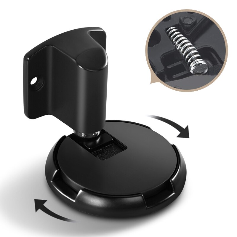 Mekaniseret ikke-magnetisk dørstopper, justerbar i højden, egnet til udendørs døre, låst og vindtæt, dørstop hardware
