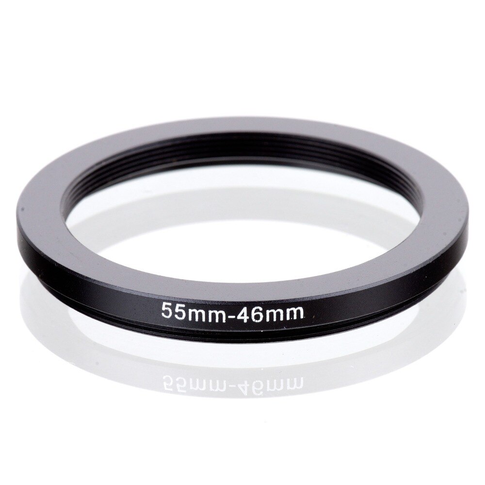 RISE (UK) 55mm-46mm 55-46mm 55 tot 46 Step down Ring Filter Adapter black