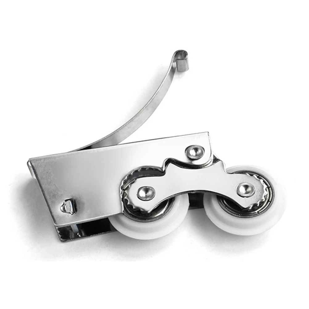 Schuifdeur Roller Dubbele Wiel Garderobe Deur Katrol Roller Stille Schuifwiel Katrol Kast Schuifwiel Hardware