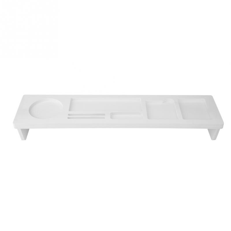 Desktop Organizer Rack Office Supply Holder Computer Desk Tray Shelf Over Keyboard