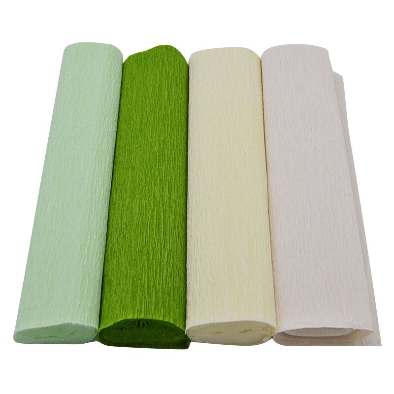 250*25cm Gefältelt Krepp Origami Papier Handwerk DIY Blume Girlande Verpackung Falten Scrapbooking Party Dekoration