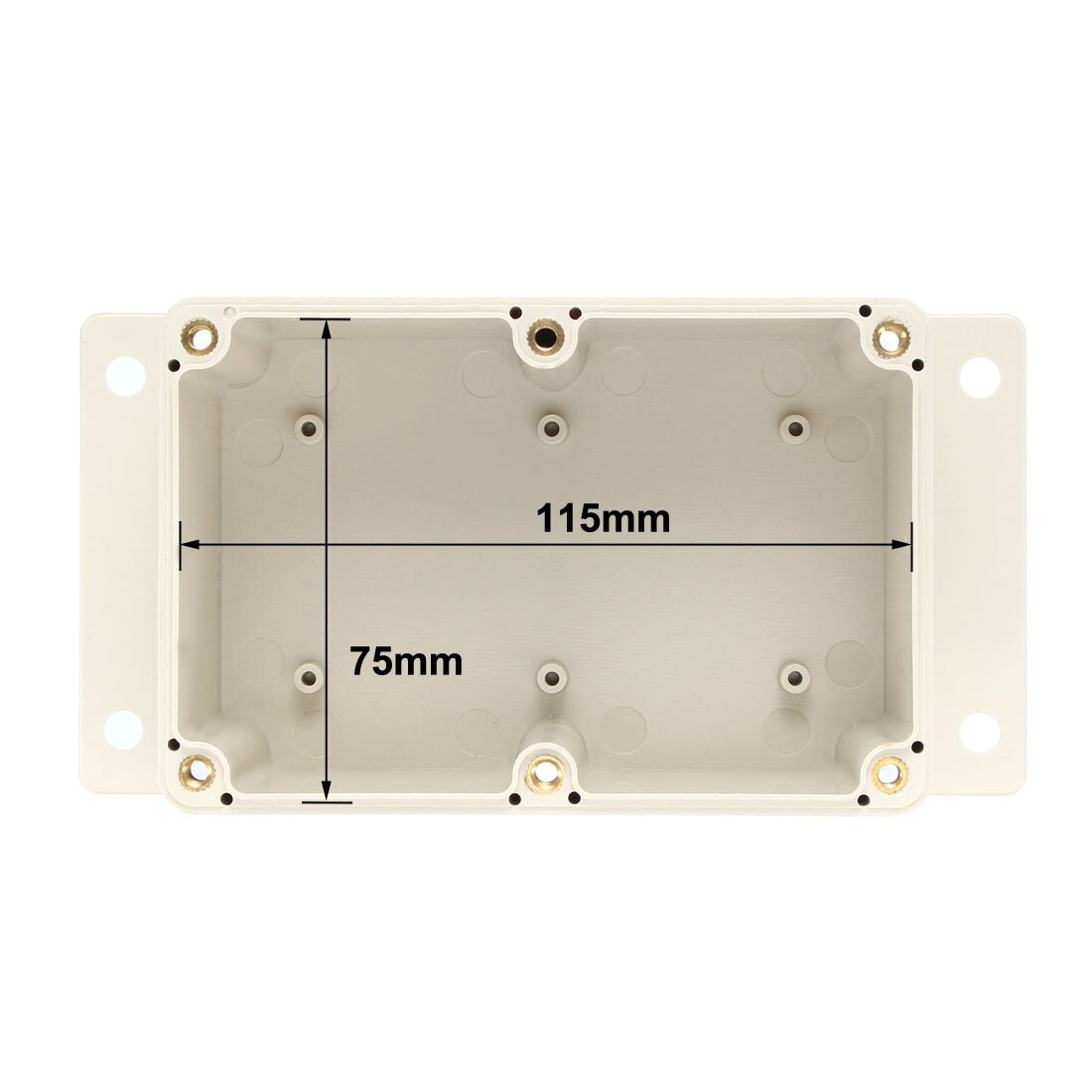 Uxcell 58X92X67 Mm Elektronische Abs Plastic Diy Junction Box Behuizing Project Case Grijs 120x80x65mm