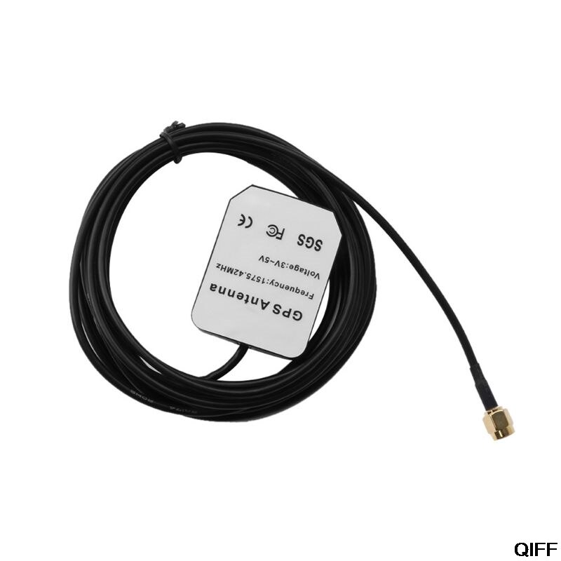 Car GPS Receiver SMA Conector 3M cable GPS Antenna car Auto aerial adapter June 12