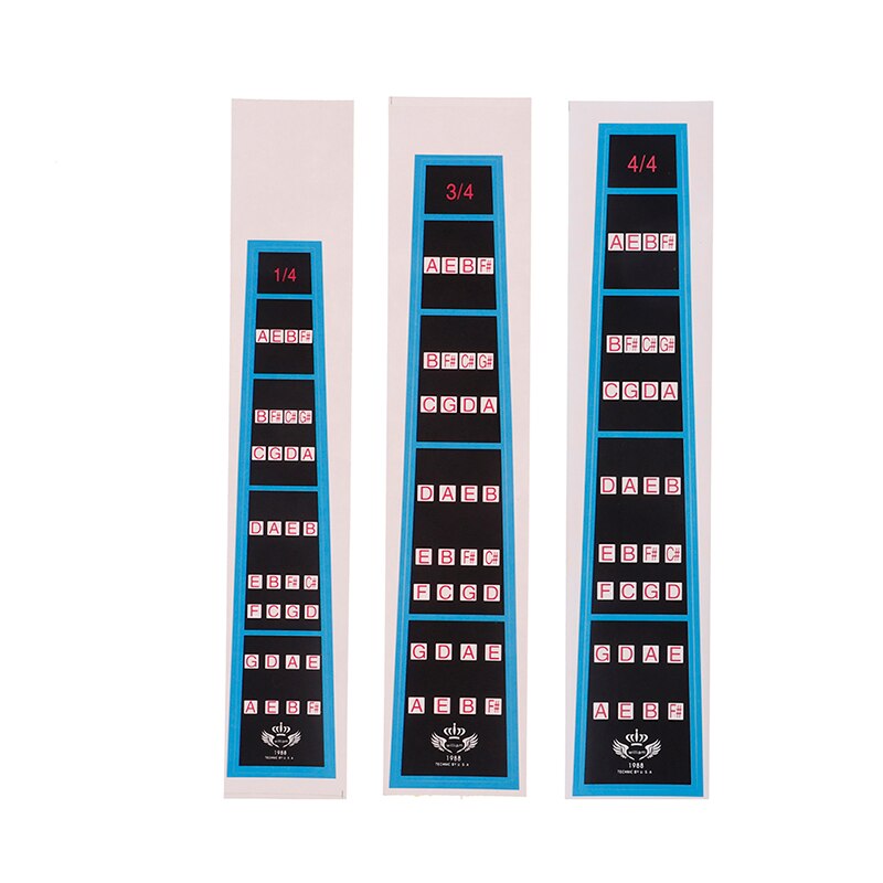 Violin Fingerboard Sticker Fretboard Note Label Finge Chart Practice Finger Guide Beginner Violin Parts Accessories