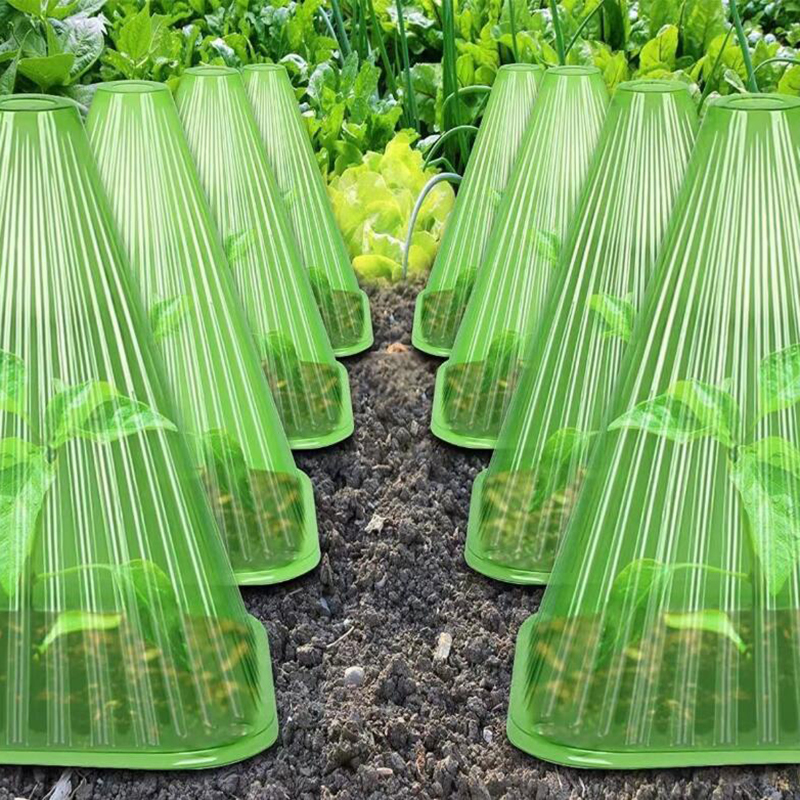 10 stücke Wachstums box Pflanz zelt wieder verwendbares Quadrat Pflanzen uhr Abdeckung verwenden, um Pflanzen vor Vogel frost und Schnecken schaden grün zu schützen