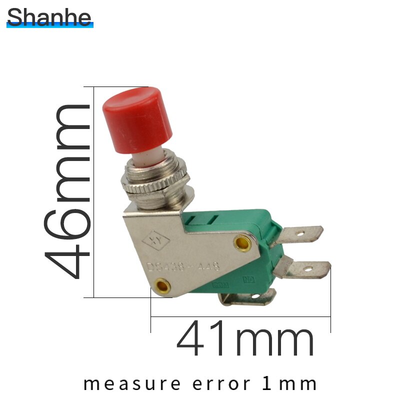 DS-438 Momentary Red /Green Push button Actuator Micro Limit Switch 12mm push button switch