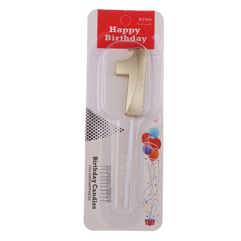 Champagne numéro 0-9 joyeux anniversaire gâteau bougies Topper décor fête fournitures décor bougies décoration bricolage fournitures Numer bougie: N2