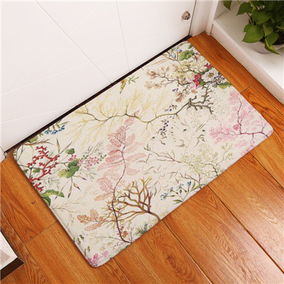 neue Heimat Dekor Bunte Blumen Teppiche rutschfeste Küche Teppiche für Zuhause Wohnzimmer Fußmatten 40X60 50X80 cm: 4 / 40x60cm