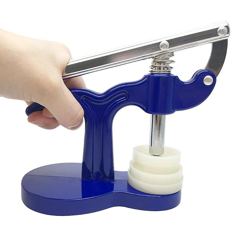 2022 Watch Case Press 12 Dies Watch Crystal Front Back Case Cover Screw Presser Close Watchmakers Repair Kit Tool набор