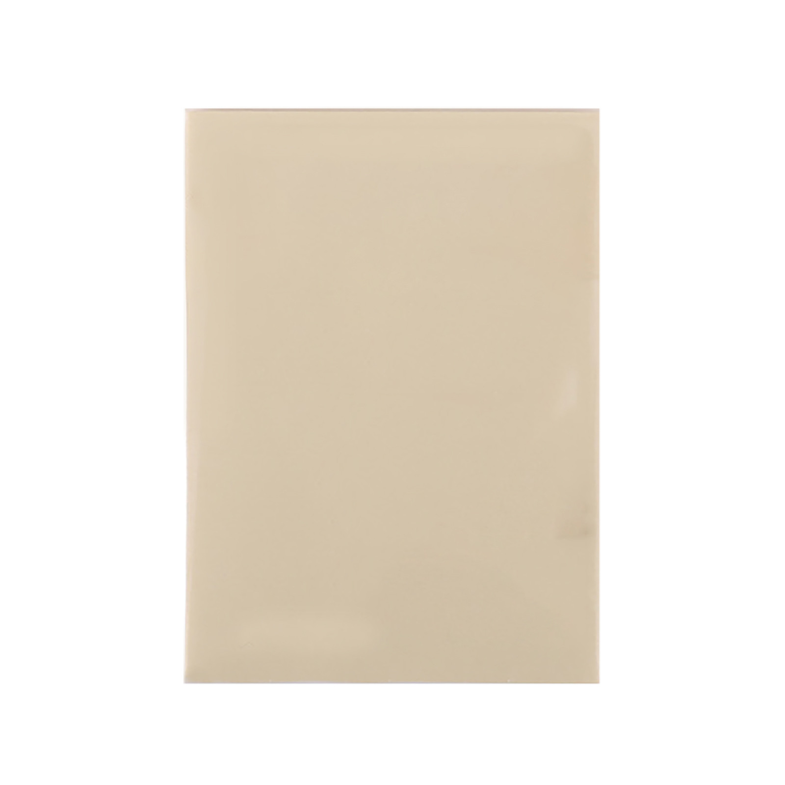 50pcs Transparent Sticky Note Pads Colorful Waterproof Self-Adhesive Sheets Notepad School Office Supplies Stationery 70x95mm: Khaki