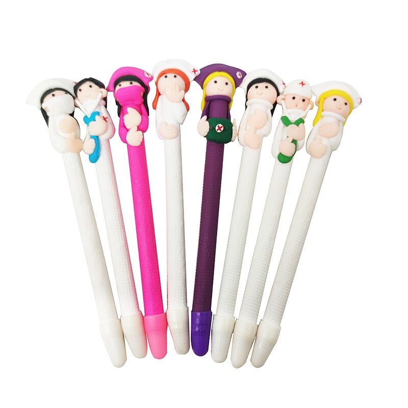 Stylo à bille pour infirmières, 80 pièces, petits , stylo de modélisation pour médecin, infirmière, papeterie de décoration créative, fournitures de bureau