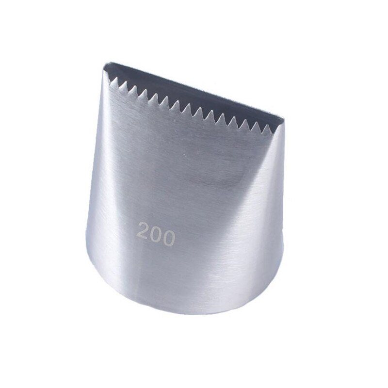 Ekstra store glasur rør dyser kage dekoration kage tip sæt fondant kage værktøj stål dyse rør gør det selv kage dekoration tips