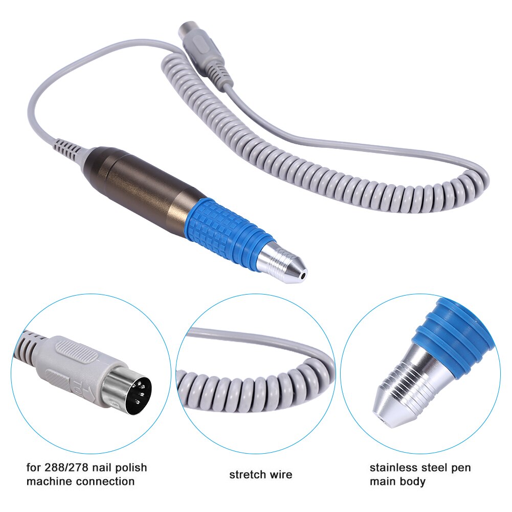 Professionele Elektrische Nail Boor Handvat Voor Elektrische Nail Manicure Pedicure Machine Handvat Nagelvijl Polish Boor Gereedschap