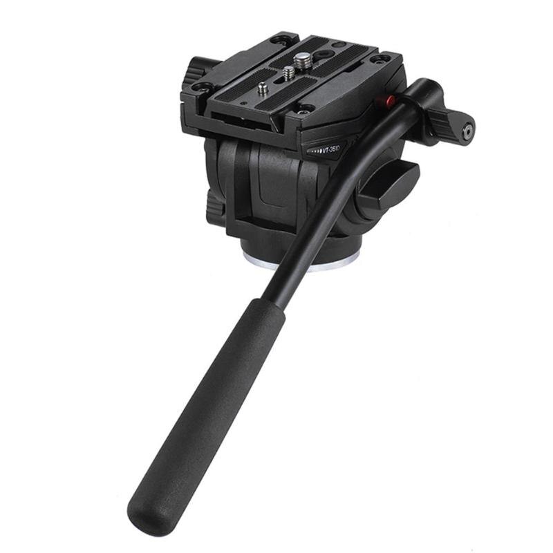 Stativ KINGJOY Official VT-3510 Video Tripod Head For Camera Aluminum Stand Alloy Fluid Damping Holder Mobile Flexible SLR DSLR