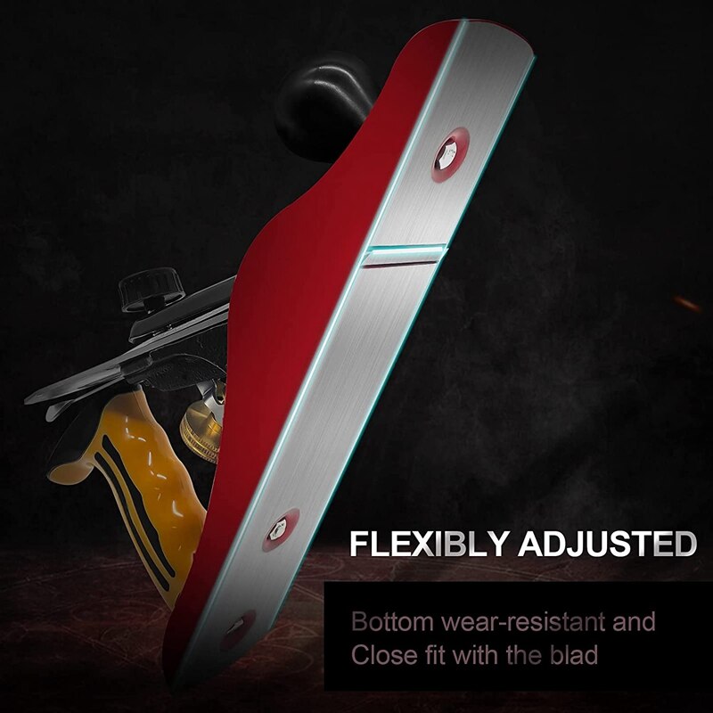 12.5Inch Wood Planer 2Inch Cutter Planers Woodworking Tools Adjustable Control the Depth of Hand Plane,2 Blades