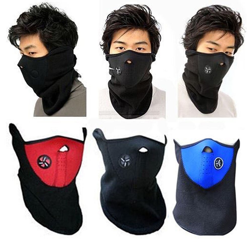 Unisex Winter Outdoor Hiking Scarves Skiing Motorcycle Riding Windproof Neck Warmer Face Mask Motor Helmet Parts