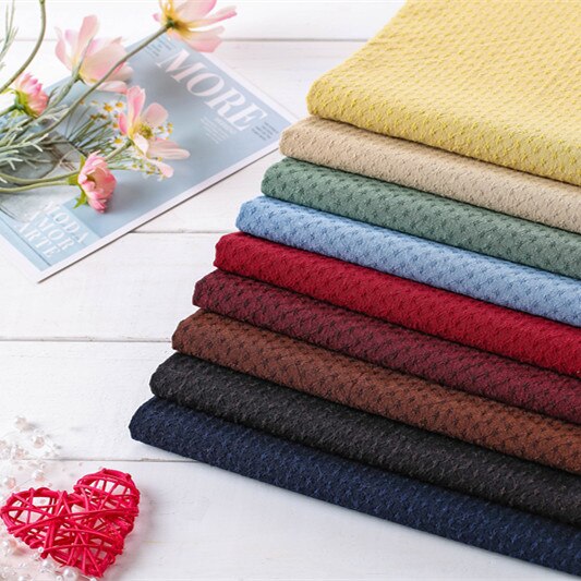 50*140cm tykke bløde prikker gradient japansk garn farvet bomuld quilting kjole tøj stof håndlavet pung patchwork trimning syvæv klud