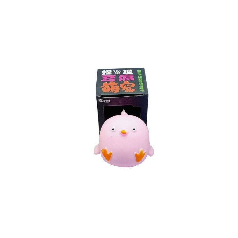 Cute animal bouncing duckling wiggling toy adult decompression venting balls, children's toy