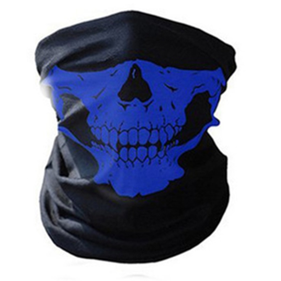 1 st Halloween Masker Festival Schedel Masker Outdoor Motorfiets Fietshelm Multifunctionele Halswarmer Gezichtsmasker Bandana Hoofdband