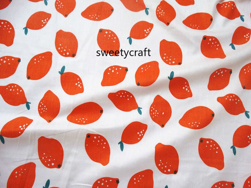 160 x 50cm citroen bedrukte 100%  katoenen stoffen babymeisjes katoenen keperstof voor doe-het-zelf naaien patchwork doek lakenstof