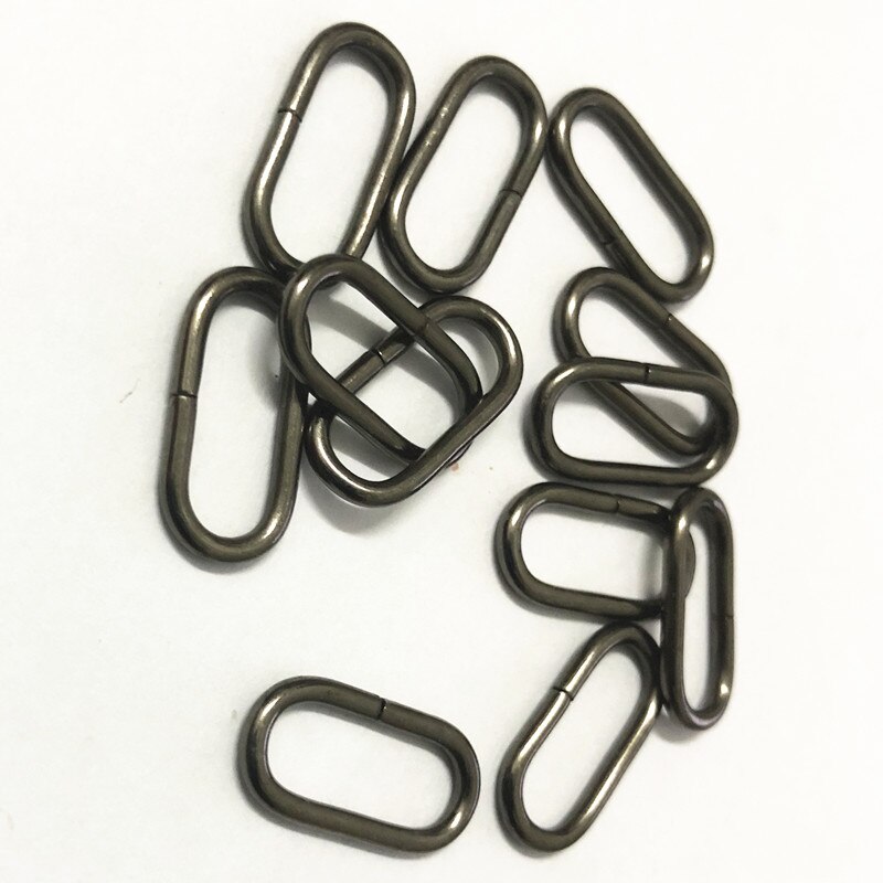 100 stücke metall Oval Ring Uhr bekleidungs Schnallen DIY Zubehör Nähen 16mm 20mm 25mm 32mm 35mm 38mm 50mm 65mm