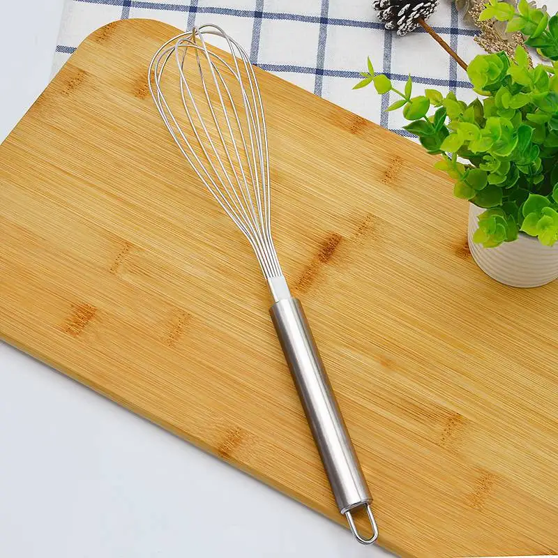 1Pcs Gold Edelstahl Schneebesen Hand Schneebesen Ei Mixer Backen Kuchen Werkzeug Backen Set Hause Ei Werkzeuge Küche zubehör für Ei: Black