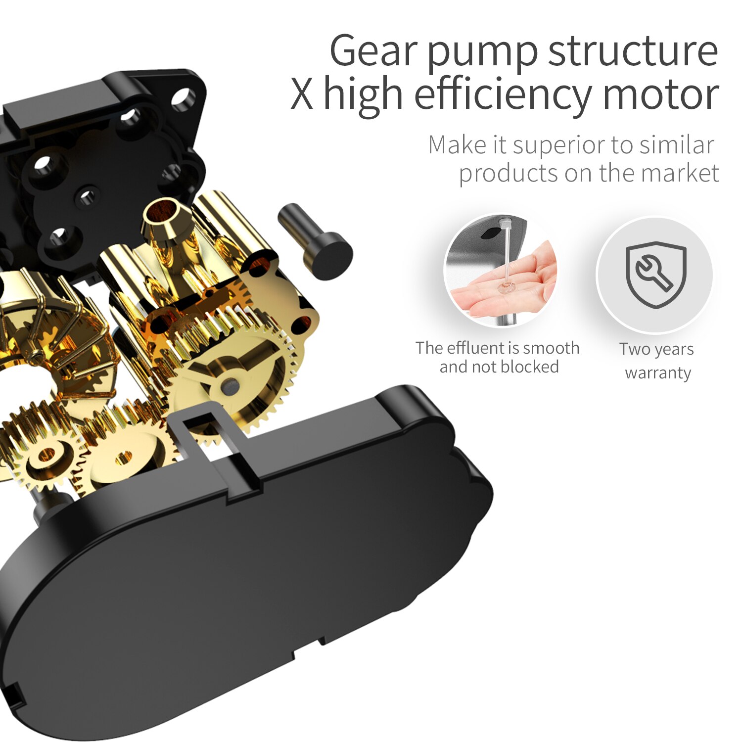 PUPWONG Hand Sanitizer Dispenser Automatic Soap Touchless Sensor Wall Mounted Gel Infrared Dispenser for Kitchen Bathroom