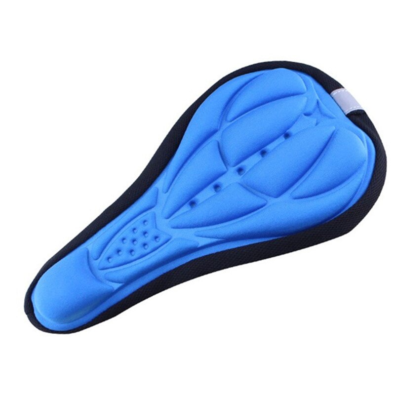 Housse de siège de vélo BMX, tapis de selle de vélo, Super doux, éponge 3D en Silicone, coussin de cyclisme confortable et respirant: Blue