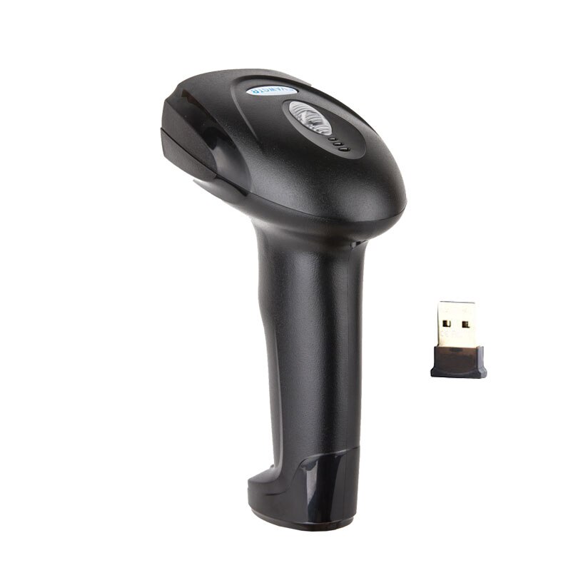 Handheld Draagbare Barcode Scanner Reader 1d Ccd 2.4G Draadloze Bedrade 2 Modi Scans Code39 EAN-13 Van Leverancier