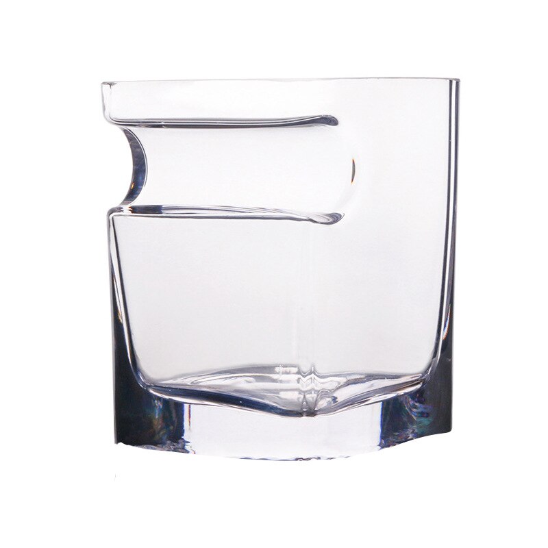 Oussirro ultra klar krystal whisky glas kop vin brandy spiritus øl vand tykkere firkantet vinglas til hjemmebar fest