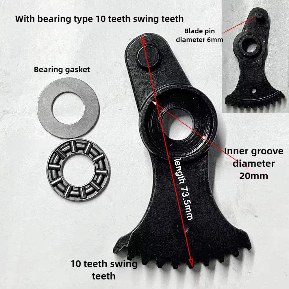 Garden Tool Cutter Accessories for 3.0 /4.0 Electric Pruning Scissors oscillating tooth 10 Teeth 11 Teeth 12 Teeth Swing tooth: Red