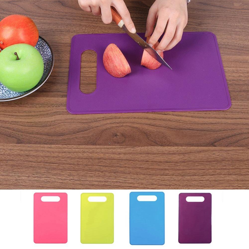 Board Non-slip Chopping Block Kitchen Solid Color Cutting Plate Cooking Tool