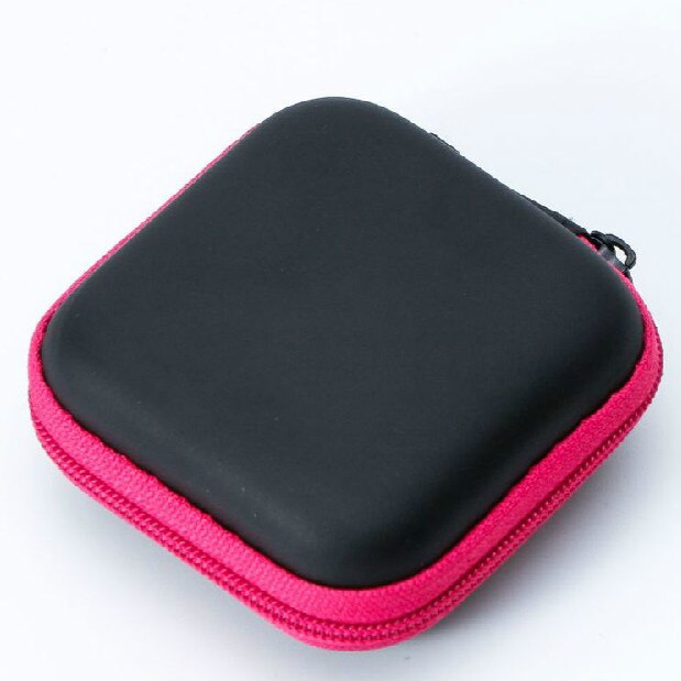 Słuchawki etui na uchwyt przechowywanie przenoszenie twarde etui na słuchawki akcesoria do słuchawek słuchawki douszne karta pamięci kabel USB: 180